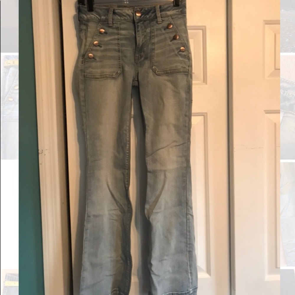 American Eagle Boho Artist Flares